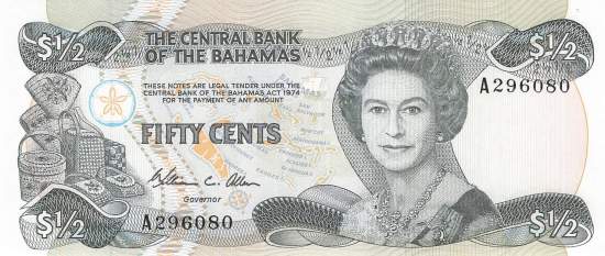 Bahamas 50 Cents p42 1984